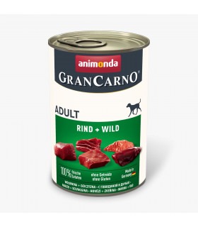 Вологий корм Animonda GranCarno Adult Beef + Game з яловичиною та дичиною для собак Animonda - 1 -  2