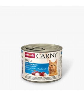 Вологий корм Animonda Carny Adult Beef + Codfish with Parsley roots з яловичиною, тріскою та коренем петрушки для котів Animonda 2