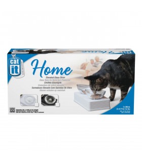 Миски Catit для котів на підставці чорні скло пластик CatIt - 1 - 022517545317 2