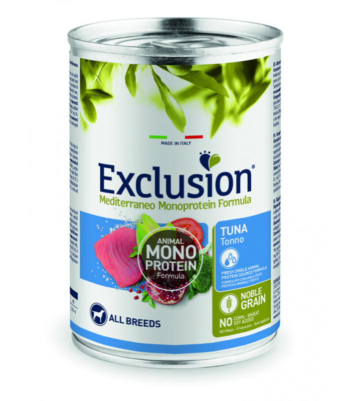 Exclusion Adult Tuna корм для дорослих собак всіх порід з тунцем 400 г Exclusion - 1 - 8011259003546