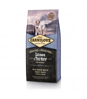 Сухий корм для цуценят всіх порід Carnilove Salmon & Turkey Puppy лосось та індичка Carnilove - 1 - 
