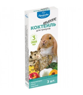 Колосок Природа Коктейль для гризунів (мультивітамін, кокос, мед) 90г Природа - 1 - 4823082401000