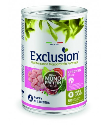 Exclusion Puppy Chicken корм для цуценят от 2 до 12 месяцев з куркою 400 г Exclusion - 1 - 8011259003485