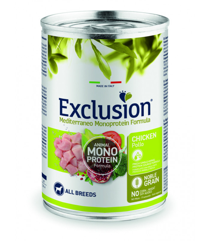 Exclusion Adult Chicken корм для дорослих собак всіх порід з куркою 400 г Exclusion - 1 - 8011259003553