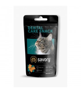 Ласощі для заохочення котів Savory Snack Dental Care, подушечки для гігієни зубів, 60 г Savory - 1 - 4820232631478