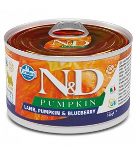Вологий корм для собак Farmina N&D Grain Pumpkin Lamb Adult Mini беззерновий з гарбузом, ягням, чорницею 140 г Farmina - 1 - 860