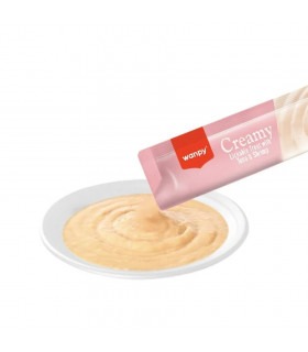Рідкі ласощі для котів Wanpy Creamy Lickable Treats Tuna & Shrimp тунець з креветкою Wanpy - 1 - 6927749871095 2