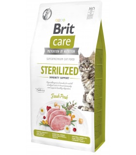 Сухий корм для стерилізованих котів Brit Care Cat GF Sterilized Immunity Support зі свининою Brit Care - 1 - 