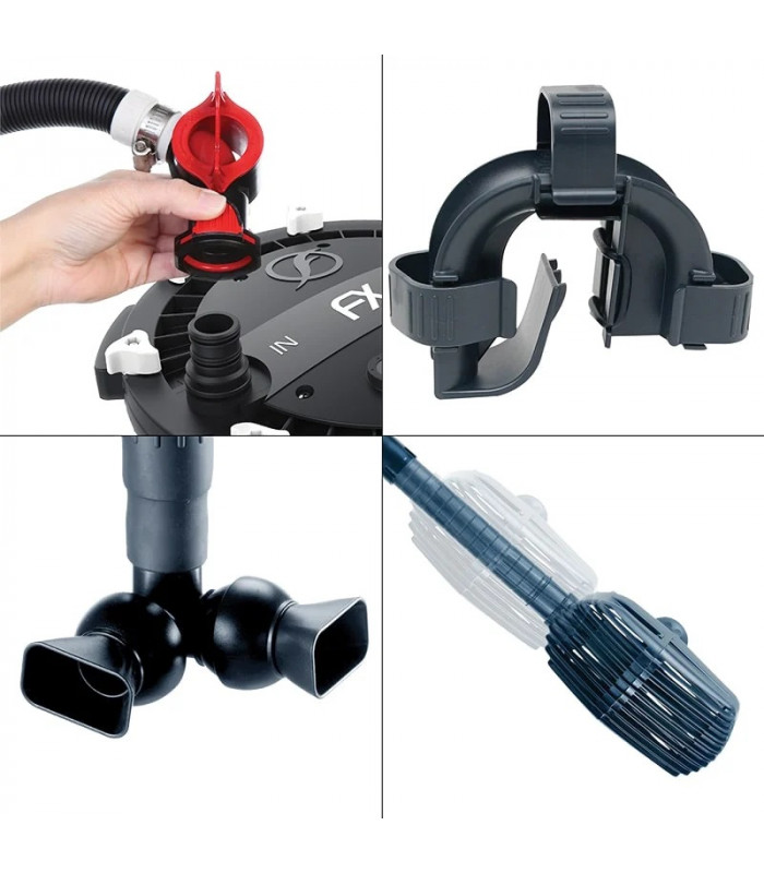 Фільтр Hagen Fluval FX6 для акваріуму до 1500л зовнішній пластик метал гума 20л 2130л/год Fluval - 5 - 015561102193