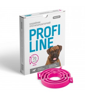 Нашийник Природа ProVET Профілайн для великих собак протипаразитарний фуксія 70см ProVET - 1 - 4823082430994