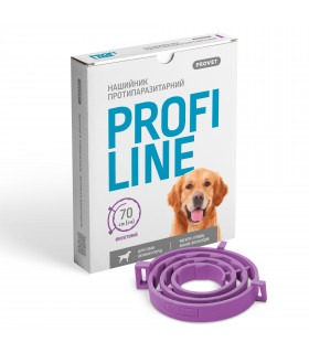 Нашийник Природа ProVET Профілайн для великих собак протипаразитарний фіолетовий 70см ProVET - 1 - 4823082430987
