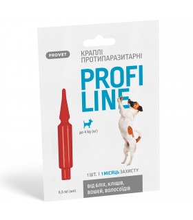 Краплі Природа ProVET Профілайн протипаразитарні для собак до 4 кг ProVET - 1 - 4823082431090