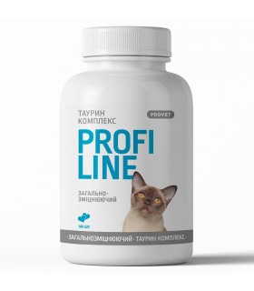 Вітаміни для котів ProVET «Профілайн» Таурин комплекс, загальнозміцнюючий 180 таб. ProVET - 1 - 4823082418831