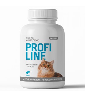 Вітаміни  для котів Provet Profiline Актив Комплекс + виведення шерсті, 180 таб. ProVET - 1 - 4823082431601