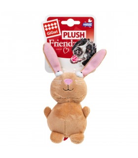 Іграшка для собак Кролик з пищалкою GiGwi Plush, плюш, 16 см GiGwi - 1 - 4823089351278 2
