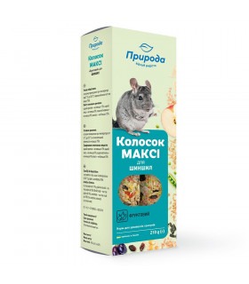 Колосок Природа Максі для шиншил Фруктовий 210г Природа - 1 - 4820157400050