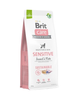 Сухий корм для собак з чутливим травленням Brit Care Dog Sustainable Sensitive, з рибою та комахами