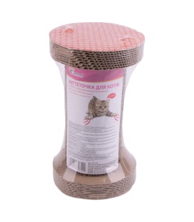 Дряпка для котів Eastland Гантель з котячою м'ятою, 15x25 см (картон) Eastland - 1 - 6970115703209 2