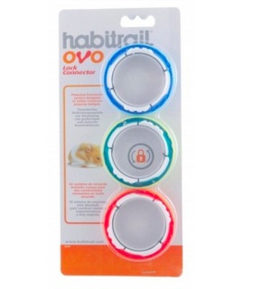 Замки-з'єднувачі Hagen для комплексів Habitrail Ovo для гризунів пластик 3шт Habitrail - 1 - 080605627000