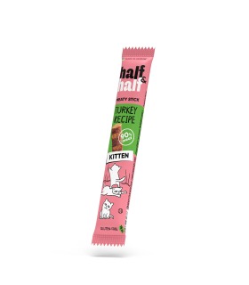 Ласощі Half&Half для кошенят у формі м'ясних паличок з індичкою, 5 г Half&Half - 1 - 4823082431878