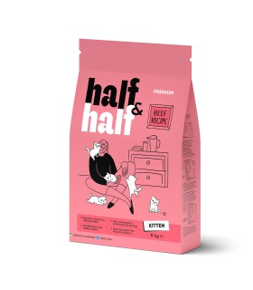 Сухий корм для кошенят Half&Half  з яловичиною Half&Half - 3 - 