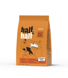 Сухий корм Half&Half для стерилізованих котів, з яловичиною Half&Half - 1 - 