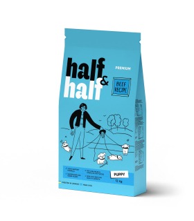 Сухий корм Half&Half для цуценят усіх порід, із яловичиною Half&Half - 2 - 