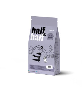 Сухий корм Half&Half для дорослих собак маленьких порід, із яловичиною Half&Half - 2 -  2