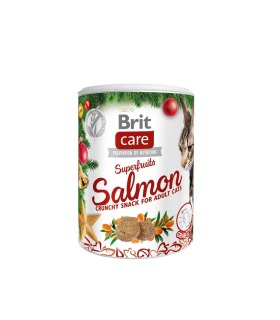 Різдвяні ласощі для котів Brit Care Cat Superfruits лосось з обліпихою, 100 г Brit Care - 1 - 8595602558568