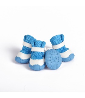 Черевики для собак малих порід Ruispet демісезонні, сині, комплект 4 шт. Ruispet - 1 - 