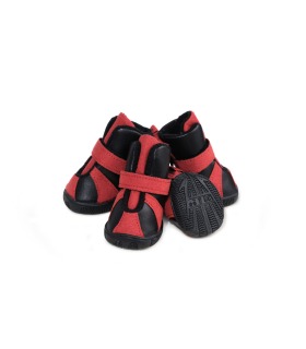 Черевики для собак малих порід Ruispet зимові, чорні, комплект 4 шт. Ruispet - 1 - 