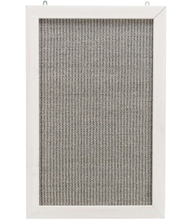 Дряпка для котів Trixie Дошка настінна (сизаль, дерево, білий/сірий) 38x58 см Trixie - 1 - 4011905499710