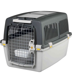 Переноска для собак  Trixie Gulliver 4 -7 пластикова сіра Trixie - 1 - 