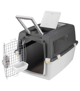 Переноска для собак  Trixie Gulliver 4 -7 пластикова сіра Trixie - 1 -  2