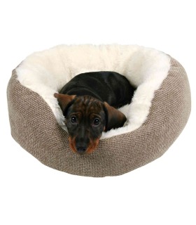 Лежак Trixie для собак з наповнювачем із флісу Yuma плюшевий коричневий 45см Trixie - 1 - 4047974370414 2