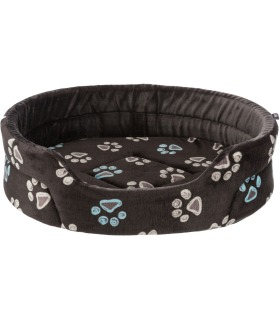 Лежак для собак Trixie «Jimmy» з пінопластовою підкладкою, темно-коричневий (плюш) Trixie - 1 -  2