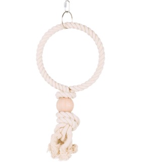 Іграшка для птахів Trixie Кільце плетене, текстиль