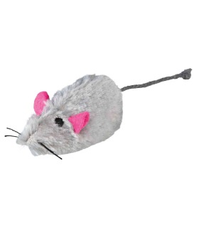 Іграшка Trixie для котів Миша хутряна з пищалкою 9см 1шт Trixie - 1 - 4011905411613 2
