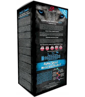 Напіввологий корм для дорослих собак усіх порід Alpha Spirit Wild Fish напіввологий з рибою 9 кг, Світ Корму 2