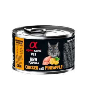 Вологий корм повнораціонний для дорослих котів ALPHA SPIRIT CHICKEN WITH PINEAPPLE з куркою та ананасами ALPHA SPIRIT - 1 - 8436