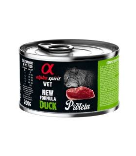 Вологий корм повнораціонний для дорослих котів ALPHA DUCK PROTEIN качка ALPHA SPIRIT - 1 - 8436586311292
