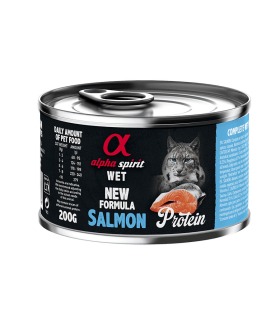 Вологий корм повнораціонний для дорослих котів ALPHA SALMON PROTEIN з лососем ALPHA SPIRIT - 1 - 8436586311193