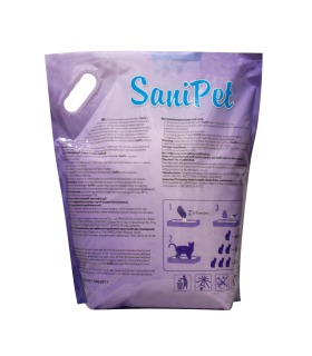Наповнювач силікагелевий Sani Pet для котячих туалетів, лаванда 7,6 л SaniPet - 1 -  2
