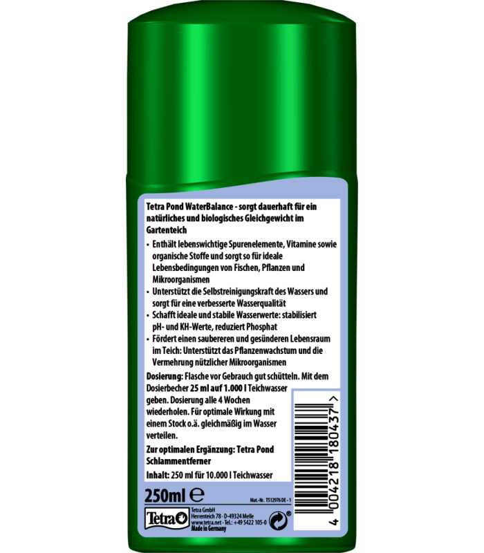 Засіб Tetra для стабілізації показників води у ставку Pond WaterBalance 250мл на 10000л Tetra - 2 - 4004218180437
