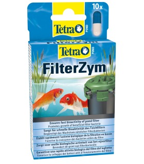Засіб Tetra для прискорення розвитку природних фільтруючих бактерій у ставку Pond Filter Zym 10 капсул Tetra - 1 - 4004218180697