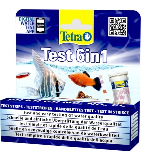 Набір тестів Tetra індикаторних для вимірювання параметрів води в акваріумі Test 6in1 Tetra - 1 - 4004218175488