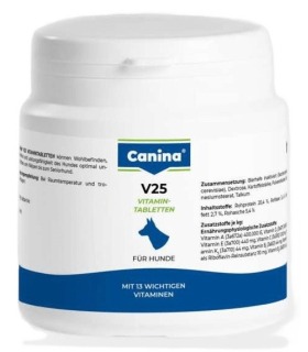Вітаміни для собак Canina V25 Vitamintabletten полівітамінний комплекс Canina - 1 - 4027565110100