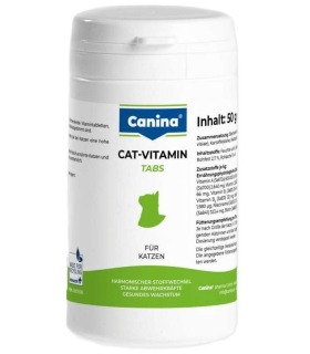 Вітаміни для котів Canina Cat-Vitamin Tabs вітамінний комплекс Canina - 1 - 4027565210312