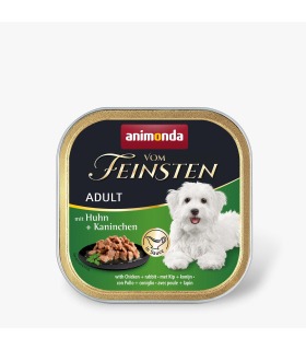 Корм вологий для собак Animonda Vom Feinsten delicious sauce Adult with Chicken + rabbit з куркою і кроликом, 150 г Animonda - 1