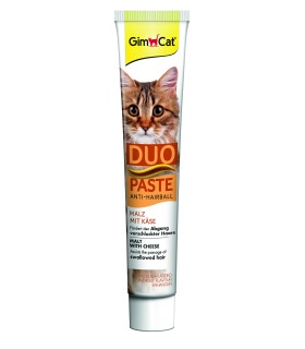 Паста для котів з чутливим травленням GimCat DUO PASTE Anti-hairball malt with cheese мальт та сир, 50 г - 1 - 4002064427218 2